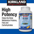 Kirkland Signature B100 Complex Tablets 300 TABS -FROM CANADA -LONG EXPIRY