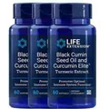 Life Extension Black Cumin Seed Oil with Bio Curcumin 60 Softgels ( 3 Bottles )
