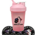 Real Donald Pump - Protein Pre Workout Shaker Cup Fitness Gift PINK