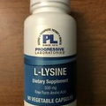 Progressive Laboratories Labs L-Lysine 500mg 90 Capsules Amino Acid Supplement