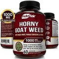 NutriFlair Horny Goat Weed 1000mg, 60 Capsules - Epimedium with Ginseng, Maca