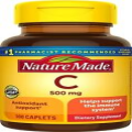 Nature Made Vitamin C 500 mg, 100 Caplets FREE SHIPPING