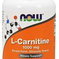 NOW Foods L-Carnitine Tartrate, 1000 mg, 50 Tablets