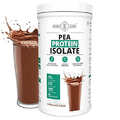 Organic Plant Protein Powder (330g, Chocolate) 25g Protein (Pea Protein Isolate) with Complete Amino Acid Profile, Easy to Digest, Dairy Free, Zero Sugar for Fitness