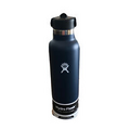 Hydro Flask 24 oz Standard Mouth Water Bottle with Flex Cap or 24 Oz, Indigo