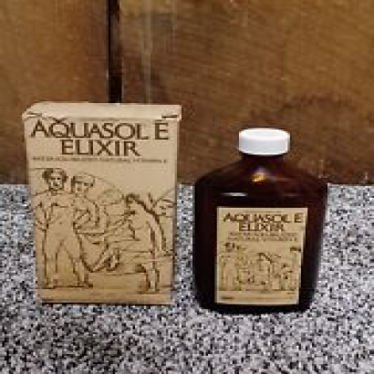 Vintage Aquasol E Elixir NIB w/ Original Box Cool Med Collectable