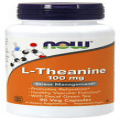 NOW Supplements, L-Theanine 100 mg with Decaf Green Tea, Stress Management*, 90