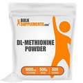 BulkSupplements DL-Methionine Powder 500g - 1000 mg Per Serving