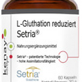 L-Gluthation reduziert Setria® 60 Kapseln - Nahrungsergänzungsmittel