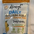 Konsyl Daily Psyllium Fiber Orange Sugar Free Powder Supplement 11.4oz Exp 01/24