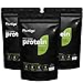 Kavir Plant Protein Powder 100g Travel Pack - Pea Protein, Brown Rice, Pumkin Seeds, Amino Acids, Minerals and Vitamins - Organic Chocolate Flavour