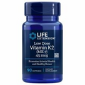 Low Dose Vitamin K2 Menaquinone - 7 (Mk-7) 45 mcg 90 Softgels By Life Extension