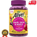 Nature's Way Alive! Hair, Skin & Nails Gummies, with Biotin and Collagen,