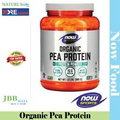 NOW Foods Sports Organic Pea Protein Powder Pure Unflavored 1.5 lbs Exp. 10/2026