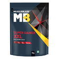 Kavir Super Gainer XXL, for Muscle Mass Gain (Chocolate Bliss, 1 kg / 2.2 lb)