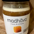 Madhava Clean & Simple Organic Creamed Unfiltered Honey 1 Jars 22 oz (624g)