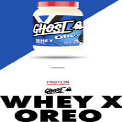 GHOST WHEY Protein Powder, Oreo - 2lb, 25g of - Whey Blend