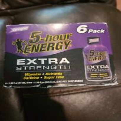 5-hour ENERGY Extra Strength 1.93 fl.oz Grape Flavor Drink - Pack of 6