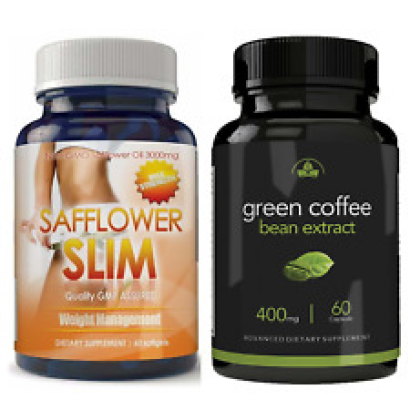 Safflower Oil Slim Green Coffee Bean Extract Weight Management Diet Supplements