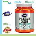 NOW Foods, Sports, Micellar Casein Protein Powder, Unflavored 1.8 lbs Exp. 10/24