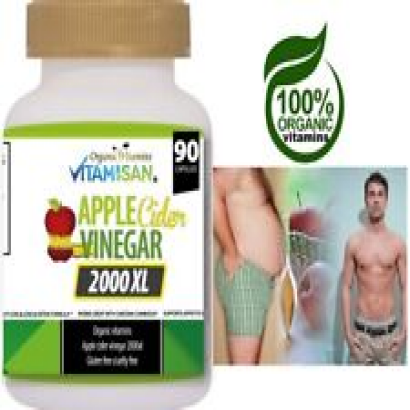Detox & Cleanse w/ Apple Cider Vinegar Detox, Weight Loss Aid  organic apple