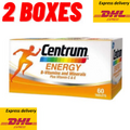 2X60's New Centrum Energy B-Vitamins and Minerals + Vitamin C & E - Fast DHL