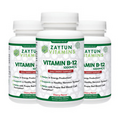 Zaytun Halal Vitamin B12 Chewable Tablets (3-Pack), Promotes Energy Production