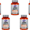 Now Foods Amino Complete 5X120Caps L-Tryptophan/L-Arginine/L-Ornithine/Glutamine
