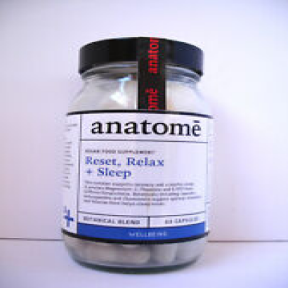 ANATOME Reset, Relax + Sleep Botanical Vegan Sleep Supplement  SEALED 60 Capsule
