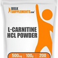 BulkSupplements L-Carnitine HCl Powder 100g - 500 mg Per Serving