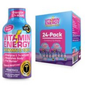 (24 Pack) Vitamin Energy® Vitamin D 100% Berry Energy Shots, Clinically Proven