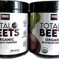 2-Force Factor Total Beets organic beetroot powder 15.9oz Exp 09/2024 BN/S