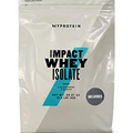 Myprotein Impact Whey Protein Isolate, 2.2 Lbs (40 Servings) Unflavored, 22g Protein, 3.5g Glutamine & 4.5g BCAA Per Serving, Protein Shake for Muscle Strength & Recovery