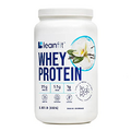LeanFit WHEY Protein Natural Vanilla – 100% Whey Protein Powder, 25g Protein Per Serving – Grass-Fed, Gluten-Free, Low Carb, BCAAs, Amino Acid – 23 Servings, 1.83 Pound Tub