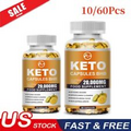 10/60PCS Keto BHB Capsules Fat Burner Weight Loss Pills Appetite Suppressant