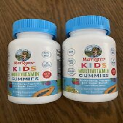 Mary Ruth's KIDS Multivitamin Vegan Gummies 60 Count Non GMO Natural Flavors NEW