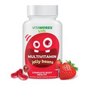 VitaWorks Kids Multivitamin & Minerals, Complete Body Health, 60 Jellies