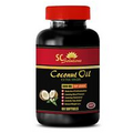 Organic Coconut Oil Capsules - Coconut Oil 3000mg -  Fat Burner - 1B