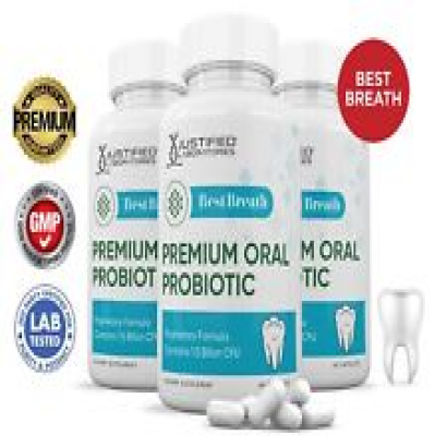 Best Breath Premium 1.5 Billion CFU Oral Probiotic 3 Bottles