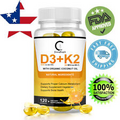 Vitamin K2+D3 Supplement Strong Bones, Healthy Heart &amp; Immune Health120Pills