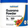 Nutricost Guarana Powder 100 Grams - Gluten Free & Non-GMO