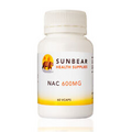 NAC 600mg - Sunbear Health Supplies - 60VCaps