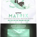 Syntrax Nutrition Matrix Protein Powder, Sustained-Release Protein Blend, Real Cookie Pieces, Mint Cookie, 2 lbs