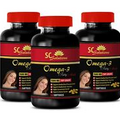 Omega 3 Omega 6 - OMEGA 8060 FATTY ACID - immune support women - 3 Bottles