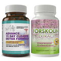 Colon Cleanse Detox Quick Release Forskolin Extract Weight Loss Diet Supplements