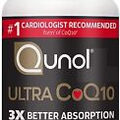 Qunol Ultra Coq10 100Mg, 3X Better Absorption, Patented Water and Fat Soluble Na