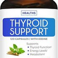 Thyroid Support Supplement 120 Capsules (NON-GMO) - Energy & Weight Loss