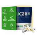 UCAN Energy + Plant Protein Powder - Vegan Plant Based Protein 20g Pea Protein with Amino Acids EAAs & BCCAs - Keto Protein Powder - No Added Sugar, Gluten-Free - Vanilla - 12 Servings