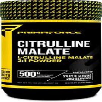 PrimaForce L-Citrulline Malate Powder, Unflavored Supplement, 500 grams