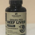 Grass Fed Desiccated Beef Liver Capsule 180 Pills Natural Iron Vitamin A B12
